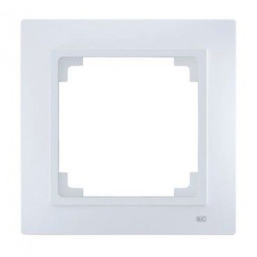 Marco de un elemento 55x55mm BLANCO BJC VIVA 23201