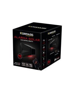 ALARMA SOLAR KORPASS 129DB GIRATORIA 360º 2
