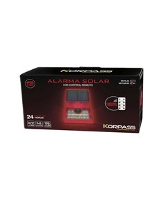 ALARMA SOLAR KORPASS 129DB Y LUZ LED 3W 2