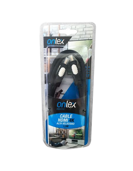 CABLE HDMI 2.0 ONLEX ACODADO 4K 1,5M