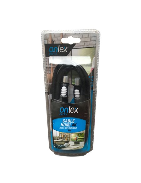 CABLE HDMI 2.0 ONLEX ALTA VELOCIDAD 4K 3M