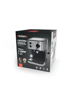 CAFETERA EXPRESS/NESPRESSO KÜKEN 20 BARES 1,5 LITROS 2
