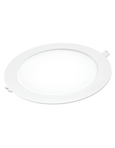 DOWNLIGHT LED MATEL PC BLANCO EMPOTRAR REDONDO 18W NEUTRA