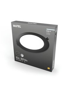 DOWNLIGHT LED REDONDO PC NEGRO 18W LUZ FRÍA 2