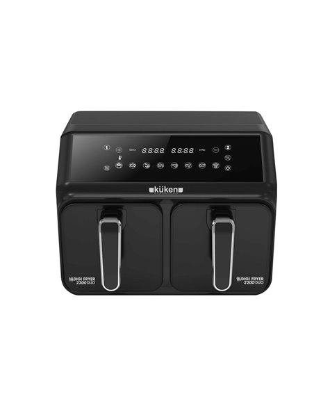 FREIDORA SIN ACEITE DOBLE DIGITAL KÜKEN 8 LITROS 2200W