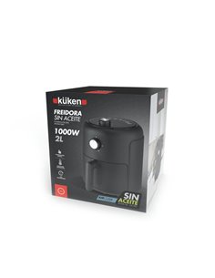 FREIDORA SIN ACEITE MANUAL KÜKEN 2 LITROS NEGRA 2
