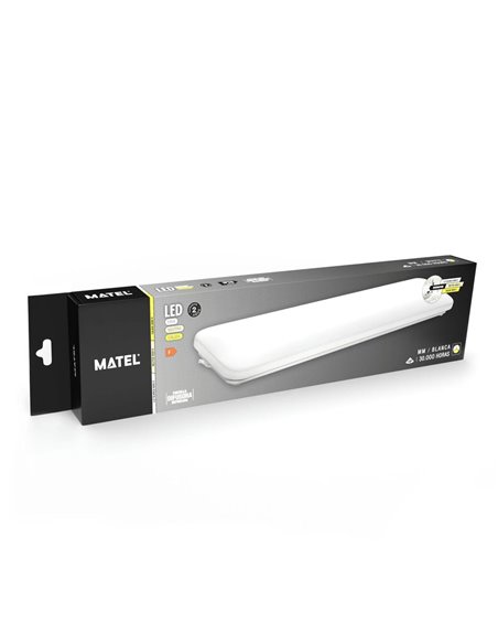 PANTALLA PLAFÓN LED INTEGRADO 3 TEMPERATURAS 50W 120x17x5CM