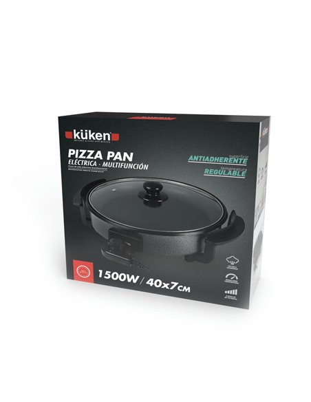 PIZZA PAN ELÉCTRICA KÜKEN MULTIFUNCIÓN 1500W