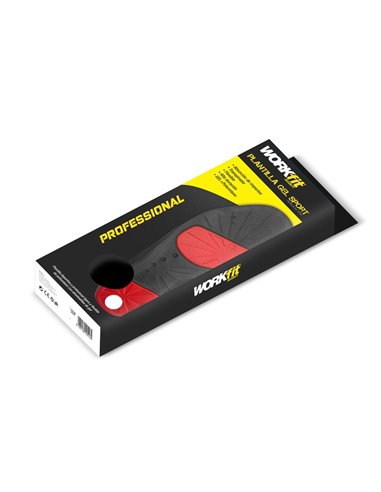 PLANTILLA CON GEL-LÁTEX ANTIIMPACTOS WORKFIT 42-43