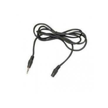 Conexión audio-estéreo jack macho-hembra 3.5mm