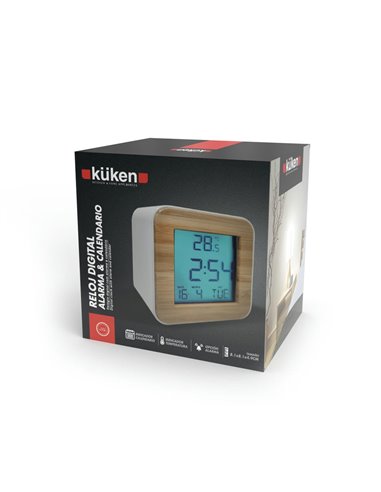 RELOJ DIGITAL KÜKEN ALARMA Y CALENDARIO