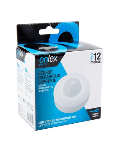 SENSOR INFRARROJO SUPERFICIE 360º ONLEX