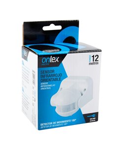 SENSOR MOVIMIENTO INFRARROJOS IP44 ONLEX 2