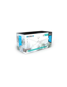 VENTILADOR DE TECHO LUZ LED KÜKEN BLANCO 55W 2