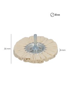 Disco Pulidor De Tela Para Taladro Ø 80mm. 2