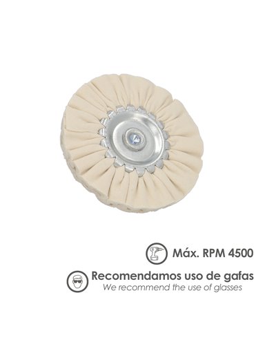 Disco Pulidor De Tela Para Taladro Ø 80mm.