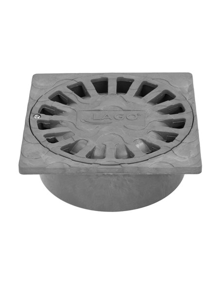 Sumidero Sifónico Pvc  15x15 cm. Salida De Ø 75 / 50 mm. desagüe, Desaguadero, Tragadero, Alcantarilla,