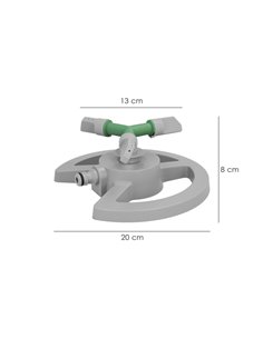 Aspersor Plastico Giratorio 3 Brazos. 2