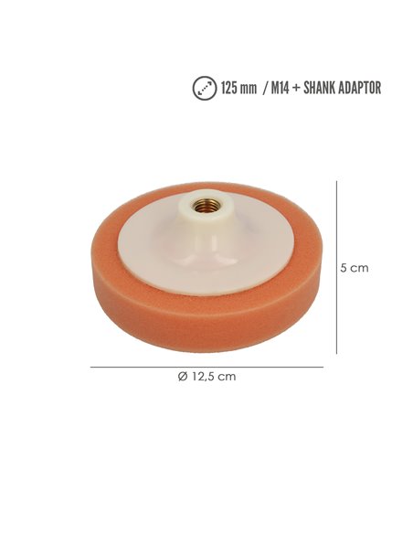 Disco Pulidor Esponja M-14  125mm.