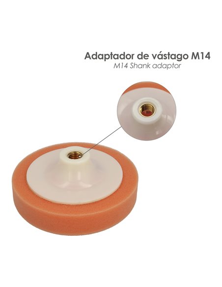 Disco Pulidor Esponja M-14  125mm.