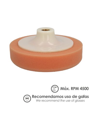 Disco Pulidor Esponja M-14  125mm.