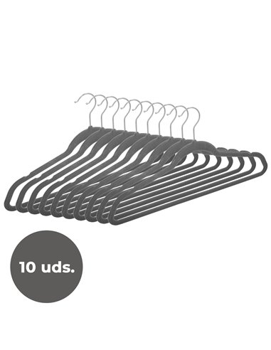 Percha Terciopelo 445 mm. (Pack 10 Piezas)