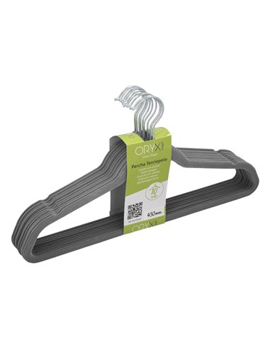 Percha Terciopelo 445 mm. (Pack 10 Piezas)