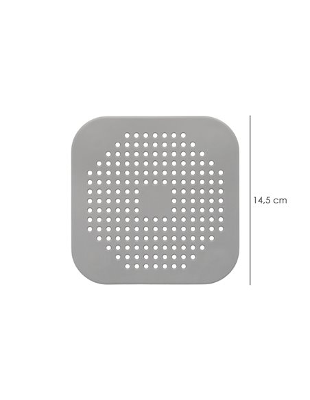 Protector Desagüe Silicona Cocina Baño 145 x 145 mm.