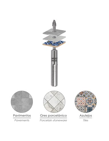 Broca Porcelanicos Duros Ø 6,0 mm.