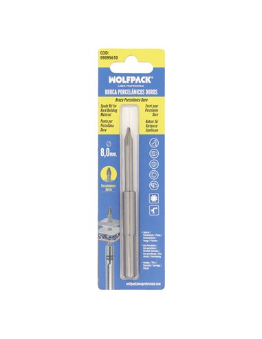 Broca Porcelanicos Duros Ø 10,0 mm.