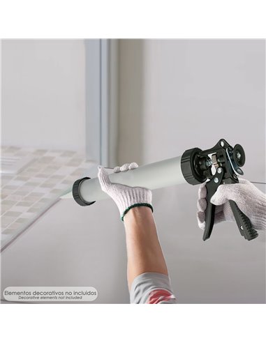 Masilla Poliuretano Blanca Bolsa 600 Ml. Sellador Poliuretano, Sellador Cemento, Ladrillo, Cerámica, Metales