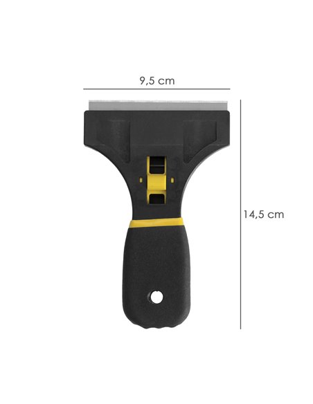 Rascavidrios Profesional Retractil Mango Soft Touch Hoja 90 mm.