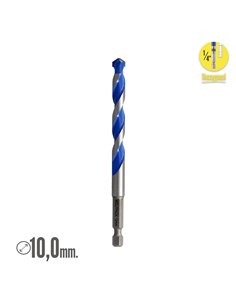 Broca Universal Hexagonal  Ø 10,0 mm. (Blister 1 pieza) 2