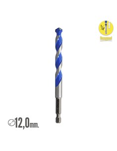 Broca Universal Hexagonal  Ø 12,0 mm. (Blister 1 pieza) 2