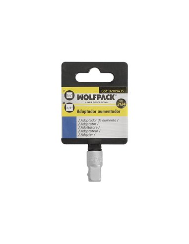 Adaptador Aumentador 1/4" Hembra 3/8" Macho