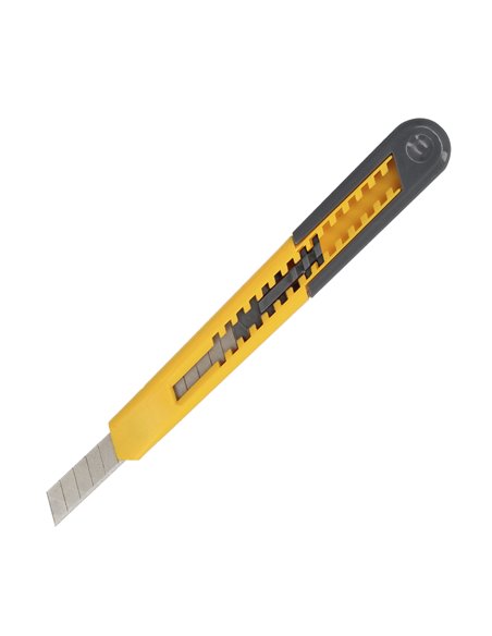 Cutter Profesional Hoja Acero Al Carbono 9 mm. con Clip De Sujeción. Cuter Manualiadades, Cutters Trabajo,