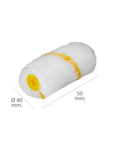 Rodillo Recambio Para Esmalte Acrilico 50 mm.  Set 10 Rodillos. Rodillo poliamida, Rodillo Pintura Acrilica 2