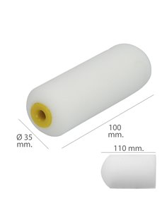 Rodillo Espuma Recambio Para Esmalte Acrilico 100 mm.  Set 10 Rodillos. Rodillo Espuma, Rodillo Pintura Acrilica 2