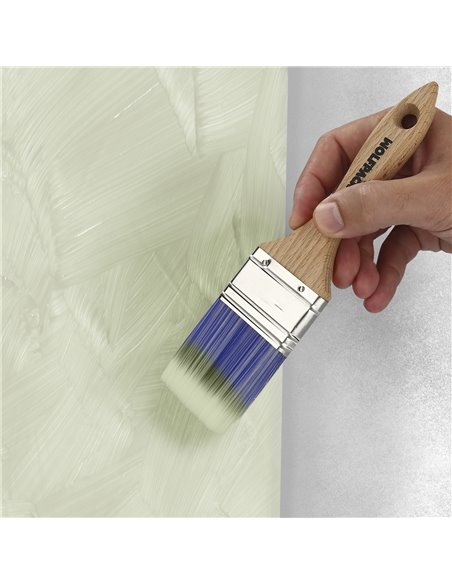Paletina Profesional Plus Ancho 60 mm. Cerdas Sintenticas PBT, Mango Madera Haya Ergonomico, Brocha Pintor, Pincel Pintura