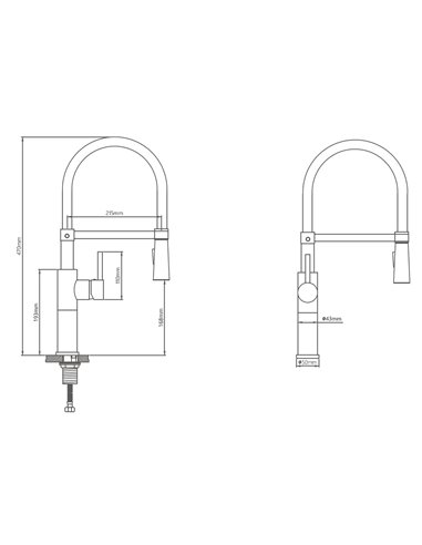 Monomando Fregadero Flexible Con Soporte Grifo Flexible Chorro Aireado, Chorro Rociado. Grifo Cocina, Grifo Alto,Grifo Fregadero