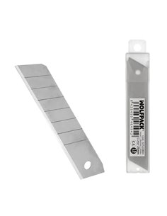 Hoja Cutter 18 mm. (Estuche 10 Piezas) Acero al Carbono.