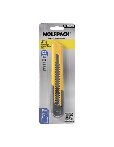 Cutter Profesional Hoja Acero Al Carbono 18 mm. Cuter Manualiadades, Cutters Trabajo,