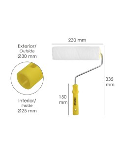 Rodillo Pintar Pladur  230 mm. Especial Pladur, Rodillo Paredes Lisas 2