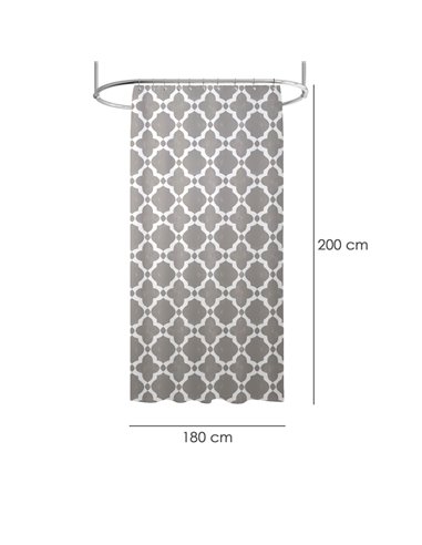 Cortina Ducha Vintage 180x200 cm. Impermeable