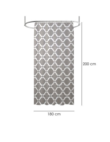 Cortina Ducha Vintage 180x200 cm. Impermeable