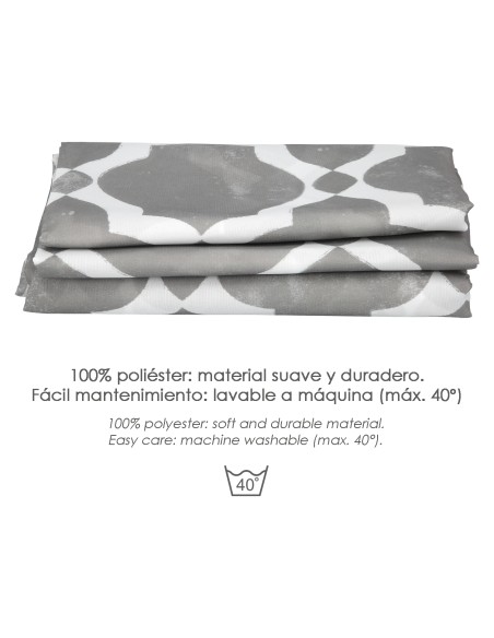 Cortina Ducha Vintage 180x200 cm. Impermeable