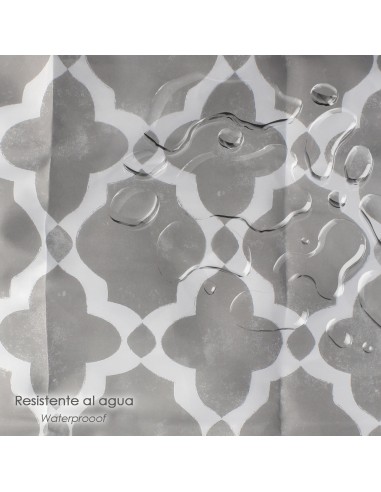 Cortina Ducha Vintage 180x200 cm. Impermeable