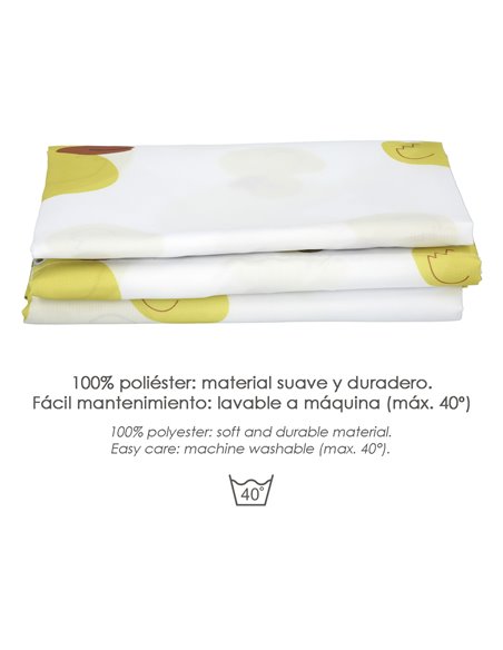 Cortina Ducha Patitos 180x200 cm. Impermeable