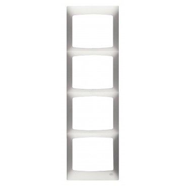 Marco 4 elementos vertical PLATA LUNA BJC Coral 21114-PL
