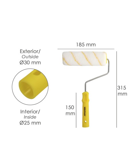 Rodillo Pintar Antigota 180x40 Mm